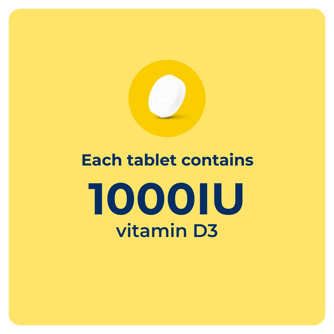OsteVit-D One-A-Day Vitamin D3 & Calcium Chewable Tablets 60's