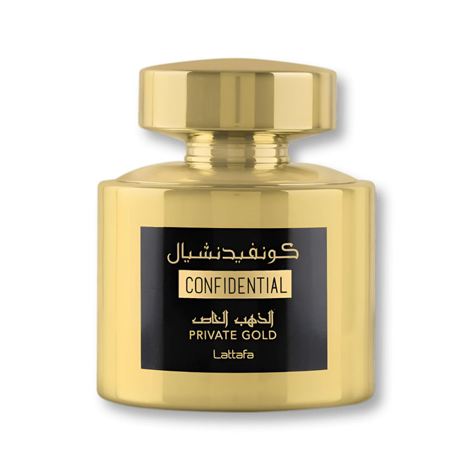 Confidential Private Gold 100ml EDP By Lattafa (Unisex)