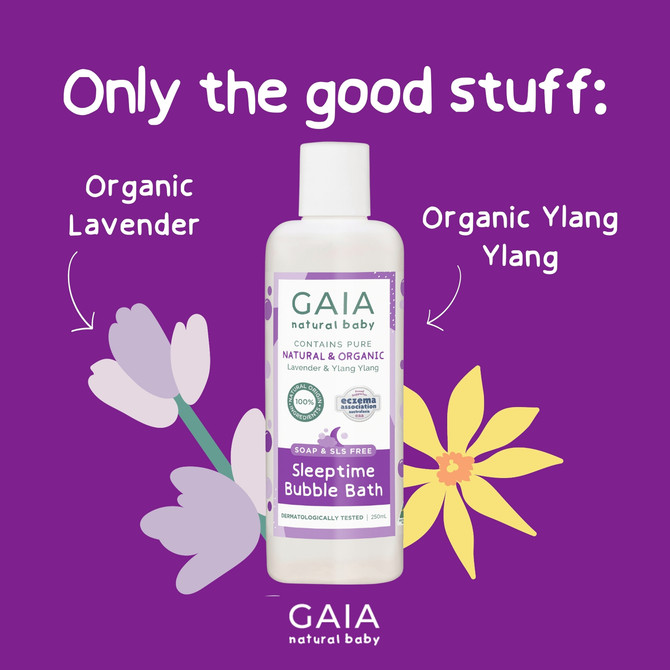 GAIA Natural Baby Bubble Bath Sleeptime 250mL