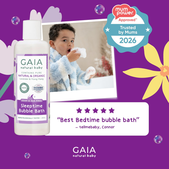 GAIA Natural Baby Bubble Bath Sleeptime 250mL