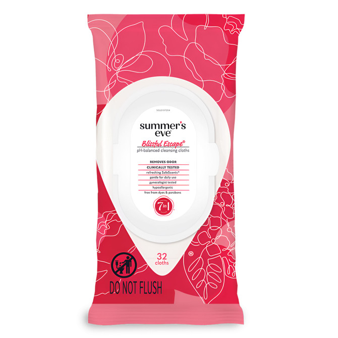 Summer's Eve Blissful Escape Daily Refreshing Cloths 32