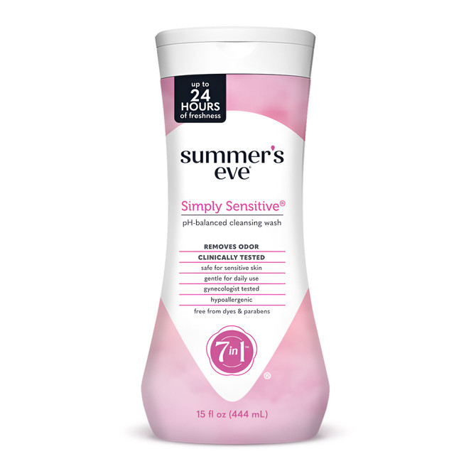 Summer's Eve Simple Sensitive Daily Cleansing Wash 444ml