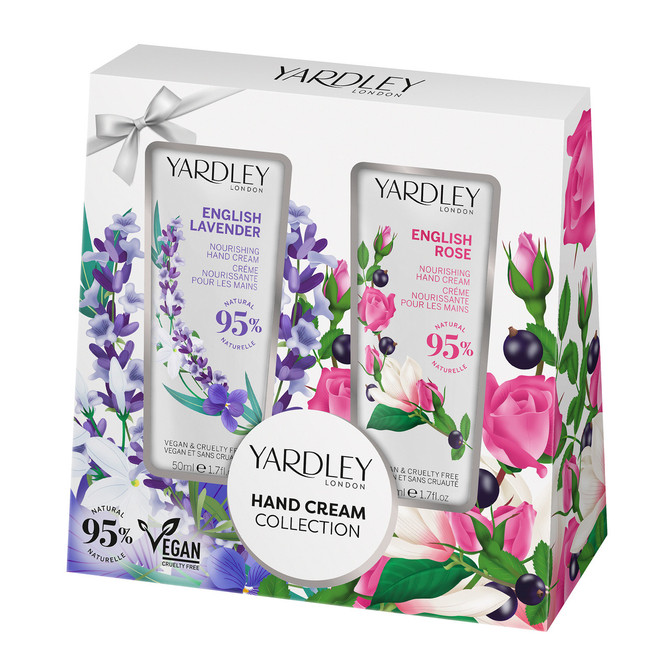 Yardley London English Lavender and Rose Hand Cream Gift Set