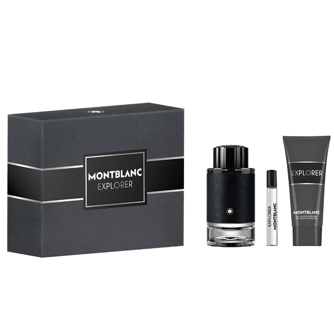 Explorer EDP 3 Piece Gift Set By Mont Blanc (Men's)
