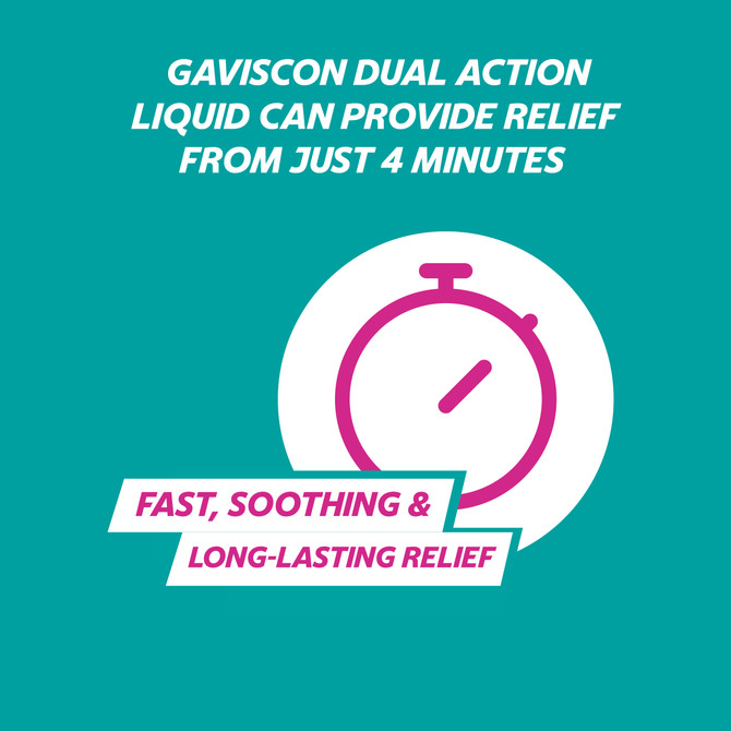 Gaviscon Dual Action Liquid Mixed Berry 500ml