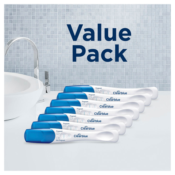 Clearblue Ultra Early Pregnancy Test (10mIU) Value Pack, Results 6 Days Early, 7 Early Detection Tests