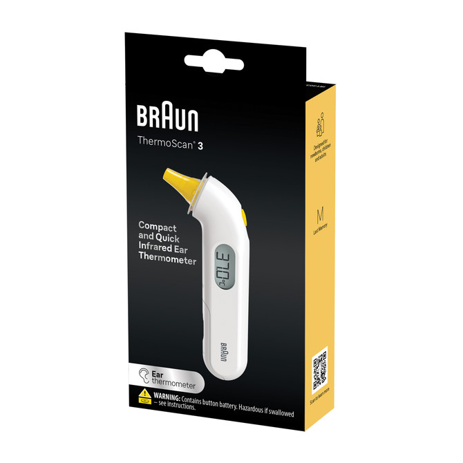 Braun ThermoScan 3 Ear Thermometer IRT3030AU