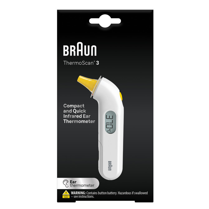 Braun ThermoScan 3 Ear Thermometer IRT3030AU