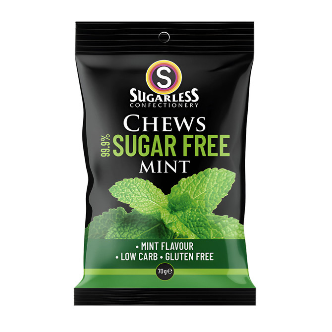 Sugarless Mint Chews 70g