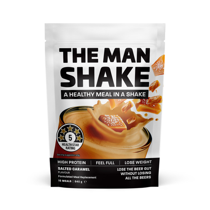 The Man Shake Salted Caramel Meal Replacement 840g