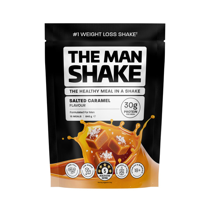 The Man Shake Salted Caramel Meal Replacement 840g