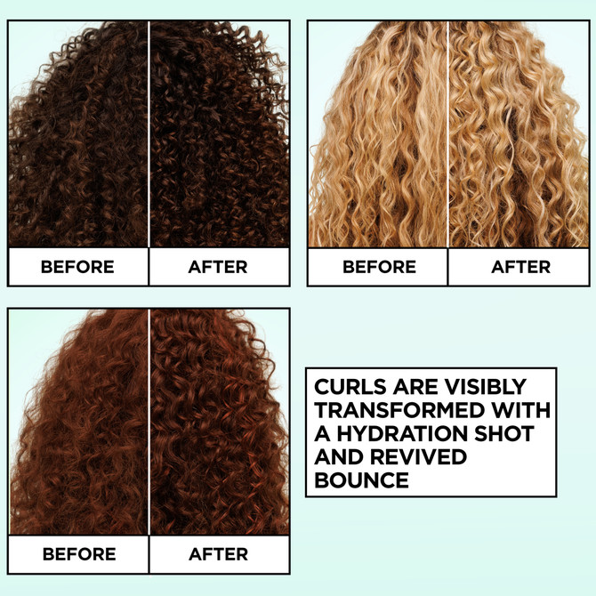Garnier Fructis Curls Method Hydration Refreshing Spray, Revives curl bounce, 48H Hydration & Definition
