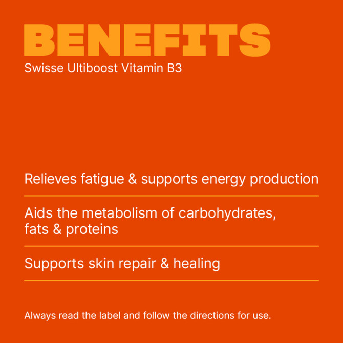 Swisse Ultiboost Vitamin B3 60 Tablets