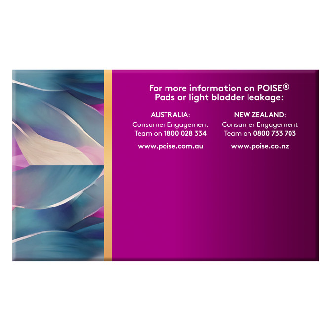 Poise Livefree Incontinence Pads Super No Wings 12 Count