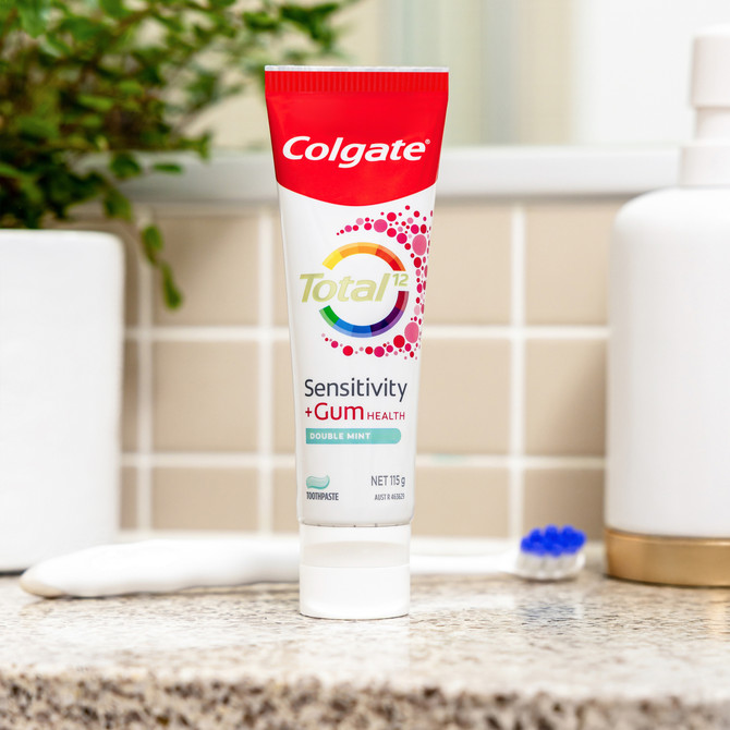 Colgate Total Sensitivity and Gum Health Double Mint Toothpaste 115g