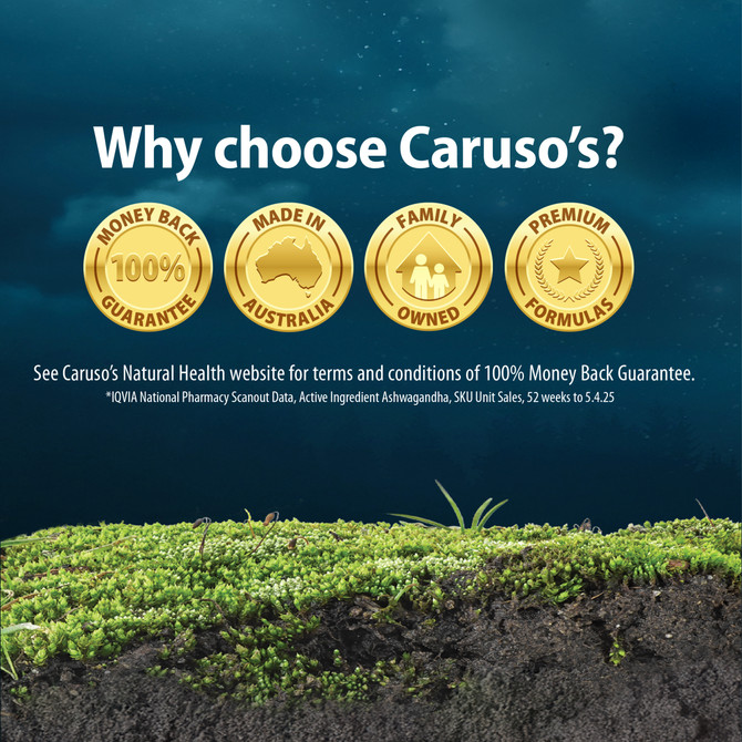 Caruso's Super Magnesium + Ashwagandha 42 Tablets