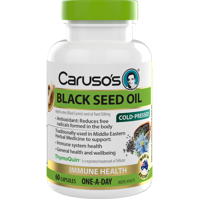 Caruso's Black Seed Oil 60 Capsules