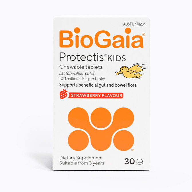 BioGaia Protectis Kids Chewable Tablets Strawberry