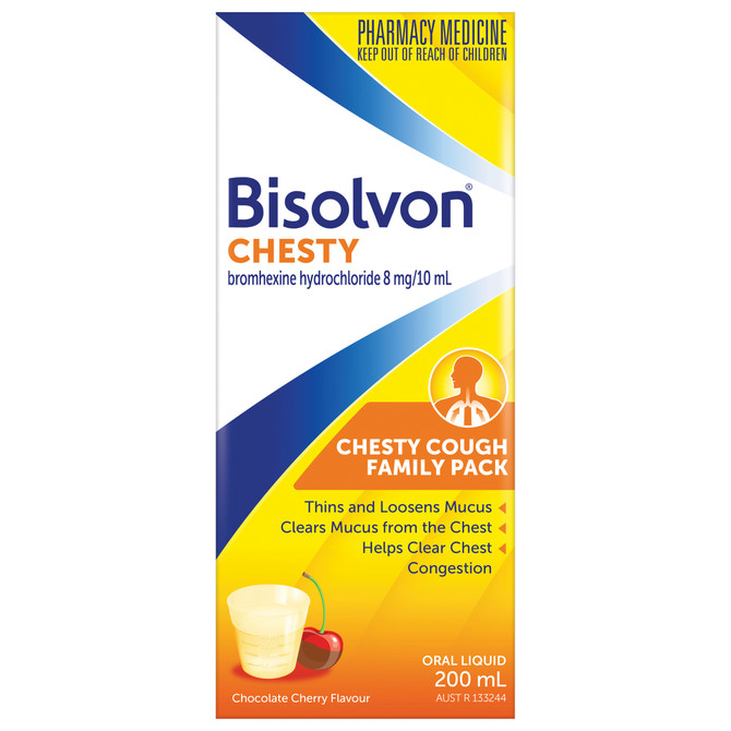 Bisolvon Chesty Liquid 200mL