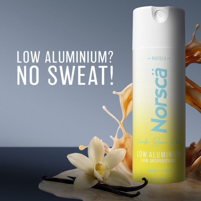 Norsca Pastels Low Aluminum Vanilla Bean Whip Antiperspirant 155mL