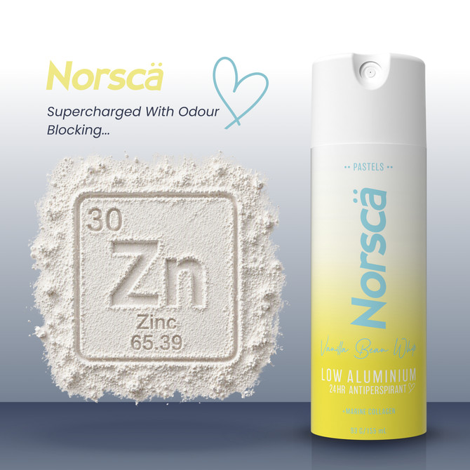 Norsca Pastels Low Aluminum Vanilla Bean Whip Antiperspirant 155mL