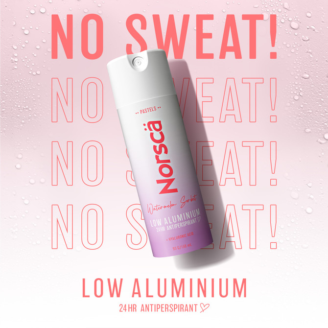 Norsca Pastels Low Aluminum Watermelon Sorbet Antiperspirant 155mL
