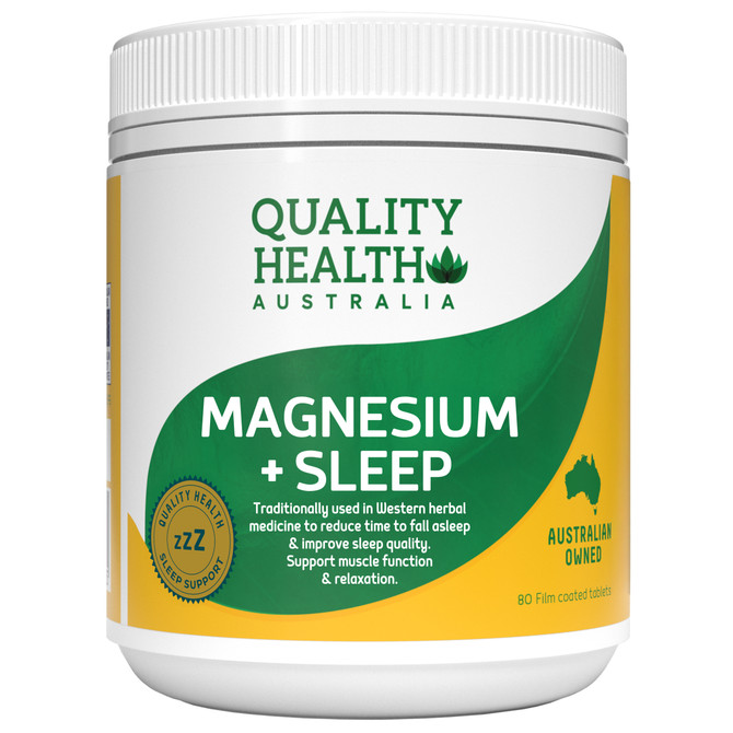 Quality Health Australia Magnesium + Sleep 80s