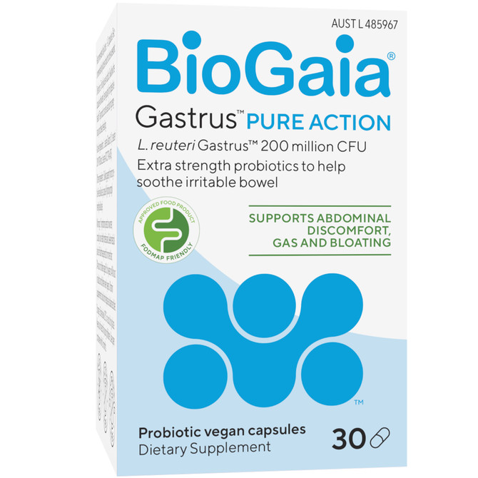 BioGaia Gastrus Pure Capsules 30 Pack