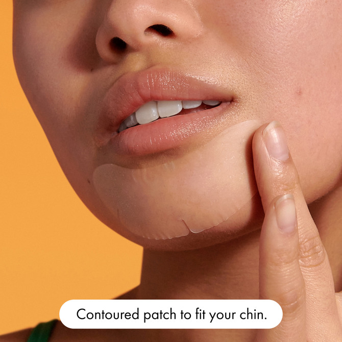 Hero Mighty Patch Chin Pimple Patches | Contour To Face | Large Patch | 8 pack