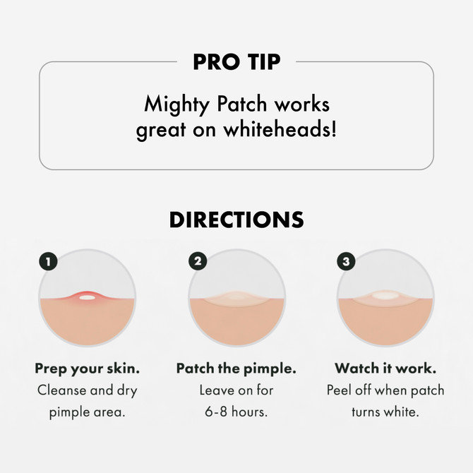 Hero Mighty Patch Surface Pimple Patches | Face Body & Back | XL-Sized | 10 pack