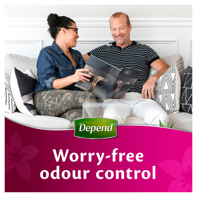 Depend Real Fit Incontinence Underwear Regular Women Large 8 Pack