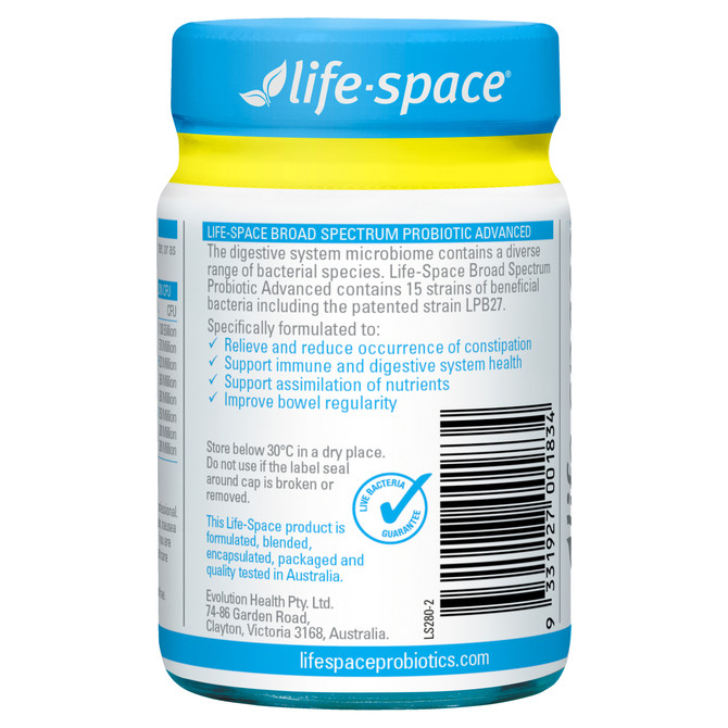 Life-Space Broad Spectrum Probiotic Advanced 90 Hard Capsules