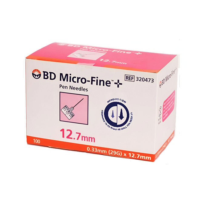 BD Micro-Fine Pen Needle 29g 12.7mm 100 Pack