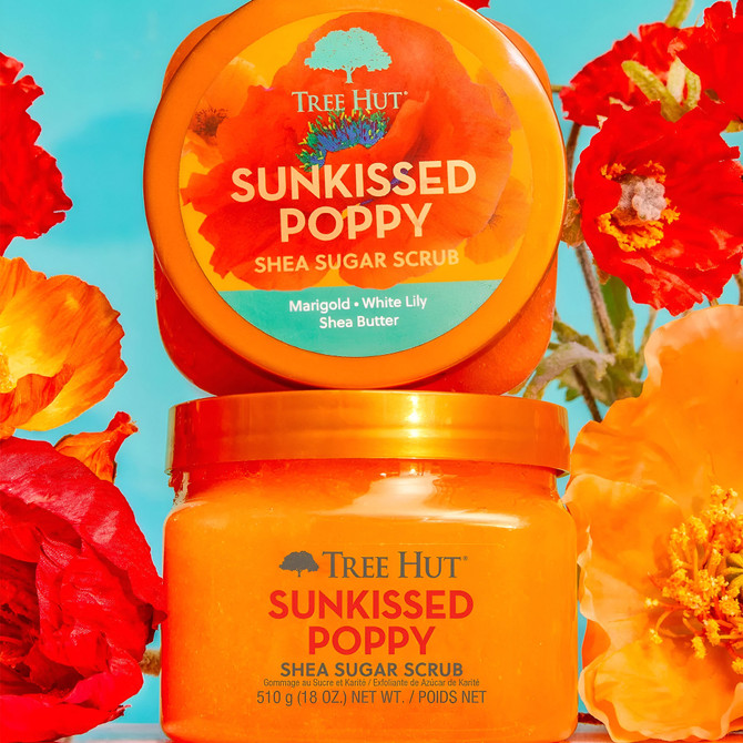 Tree Hut Sunkissed Poppy Shea Sugar Body Scrub 510g