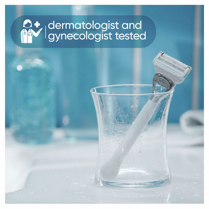 Gillette Venus Women's Bikini Razor Blades For Pubic Hair & Skin 3 Pack