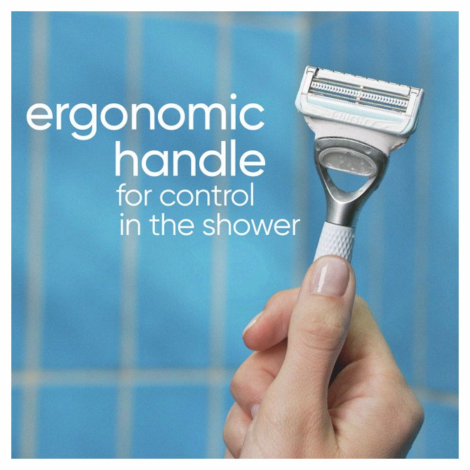 Gillette Venus Women's Bikini Razor For Pubic Hair & Skin with 2 Blade Refills