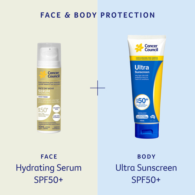 Cancer Council Face Day Wear Hydrating Serum SPF50+ 50ml