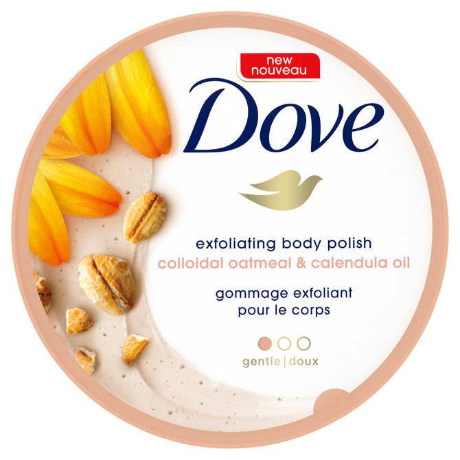 Dove Exfoliating Body Polish Colloidal Oatmeal & Calendula Oil 298g