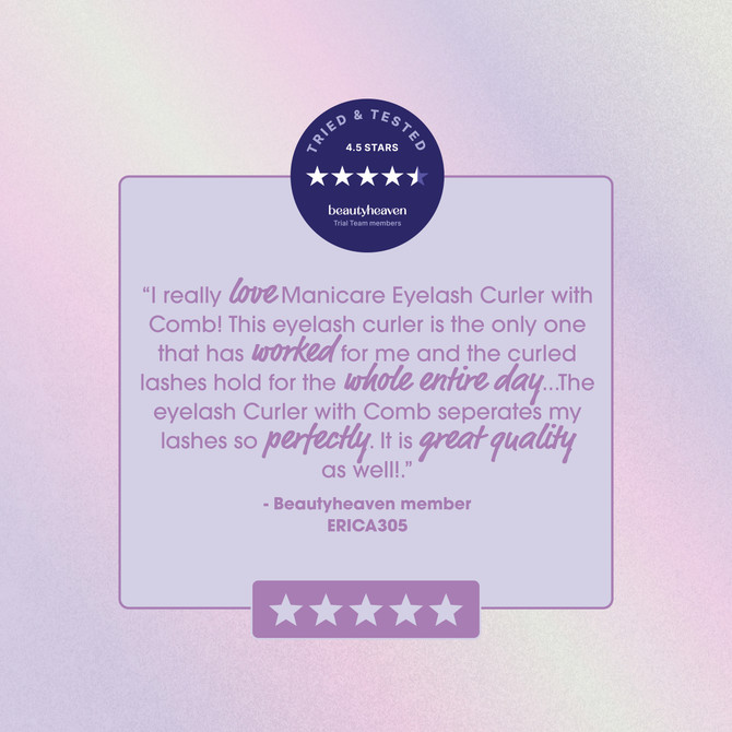 Manicare Eyelash Curler with Comb