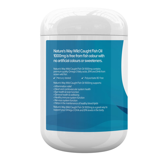 Nature's Way Wild Caught Fish Oil 1000mg