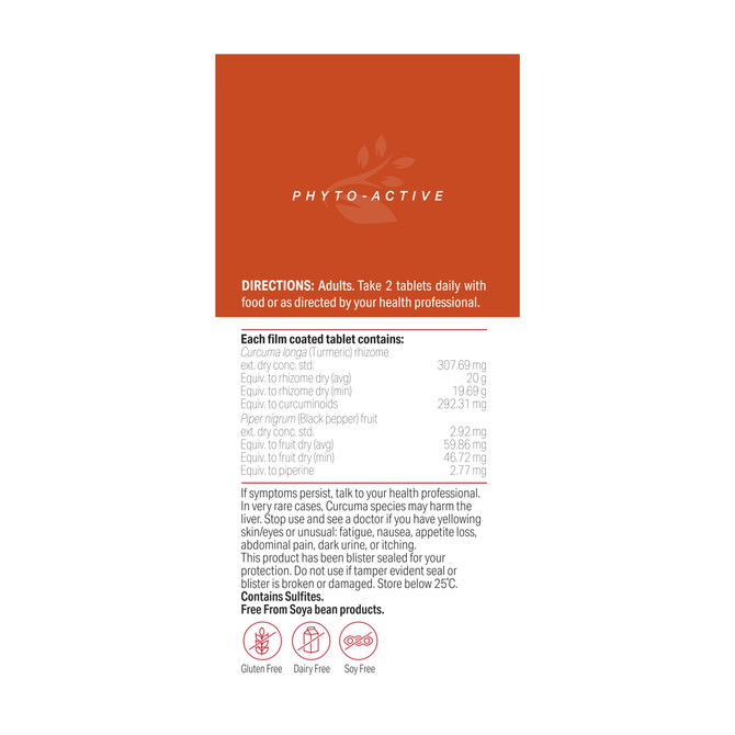 Naturopathica Phyto-Active Curcumax Turmeric 20000mg 60s