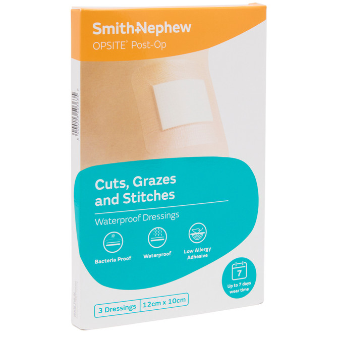 OPSITE Post-Op 12cm x 10cm Pk3