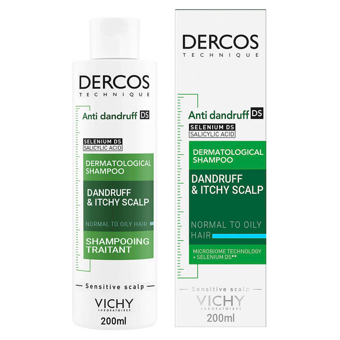 Dercos by Vichy Anti Dandruff Shampoo for Normal to Oily Hair 200ml