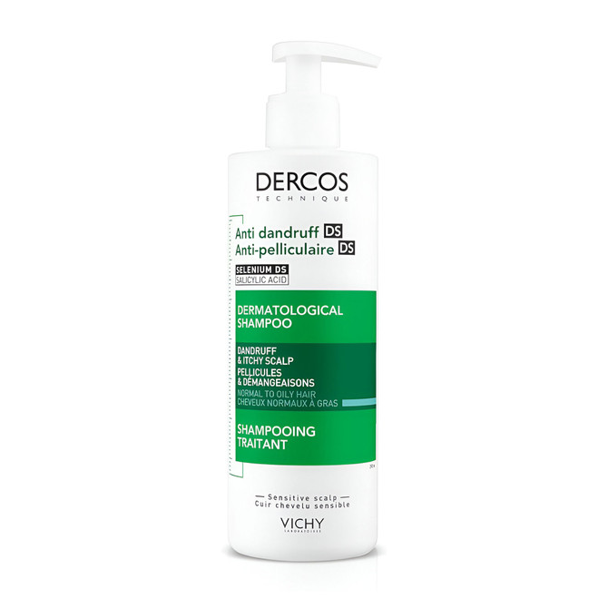 Dercos Anti-Dandruff Shampoo for Normal To Oily Hair 390ml