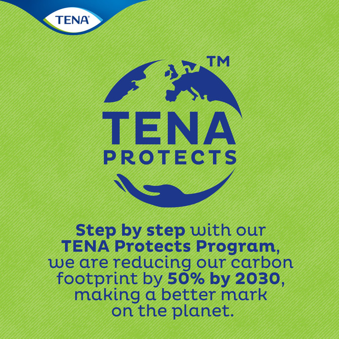 TENA Discreet Women's Lingerie Waist Underwear Black Large (L) 9 Pack