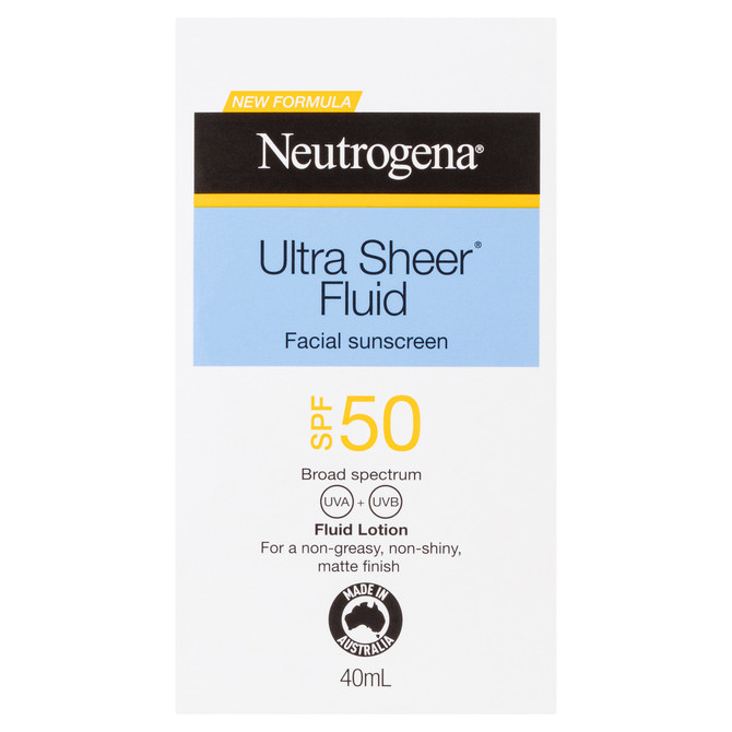 Neutrogena Ultra Sheer Face Fluid SPF50 40ml