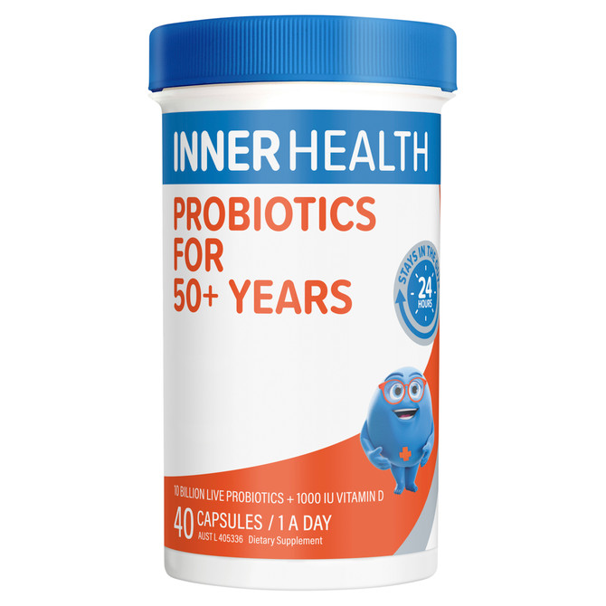 Inner Health Probiotics for 50+ Years 40 Capsules