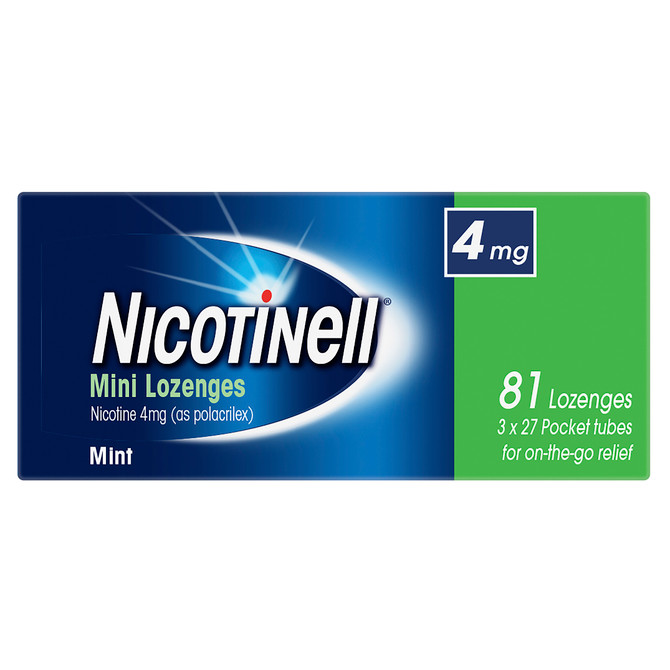 Nicotinell Mini Lozenge Extra Strength 81 Pack 4mg