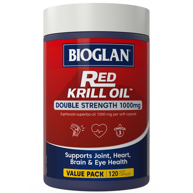 Bioglan Red Krill Oil Double Strength 1000mg 120s
