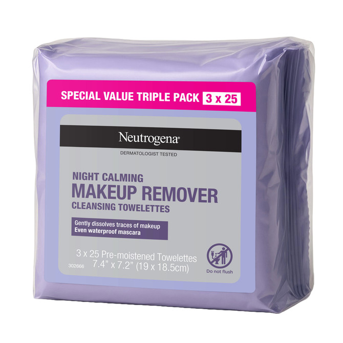 Neutrogena Triple Pack Night Calming Wipes